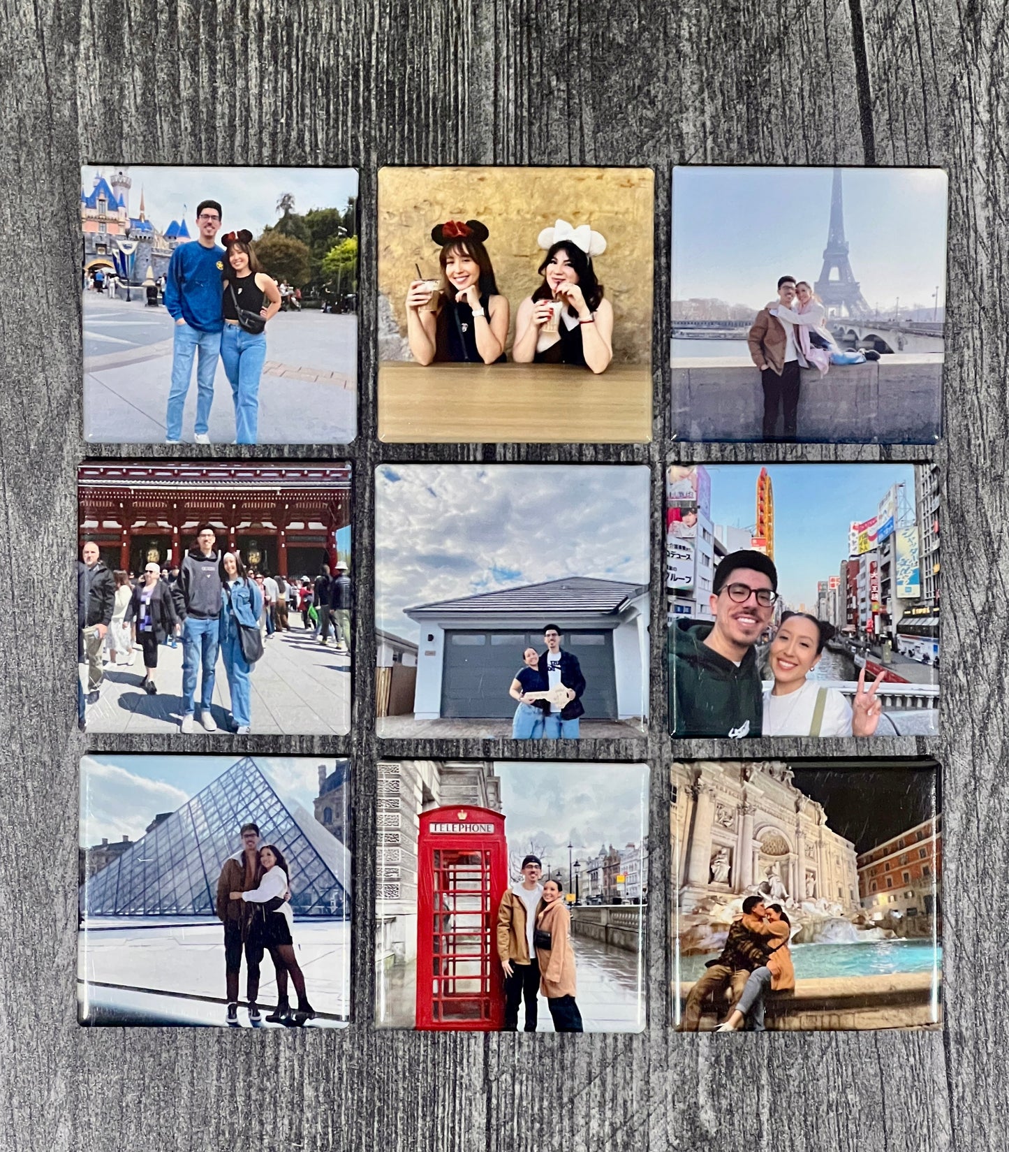 Custom 2x2 Photo Magnets (Set of 9)