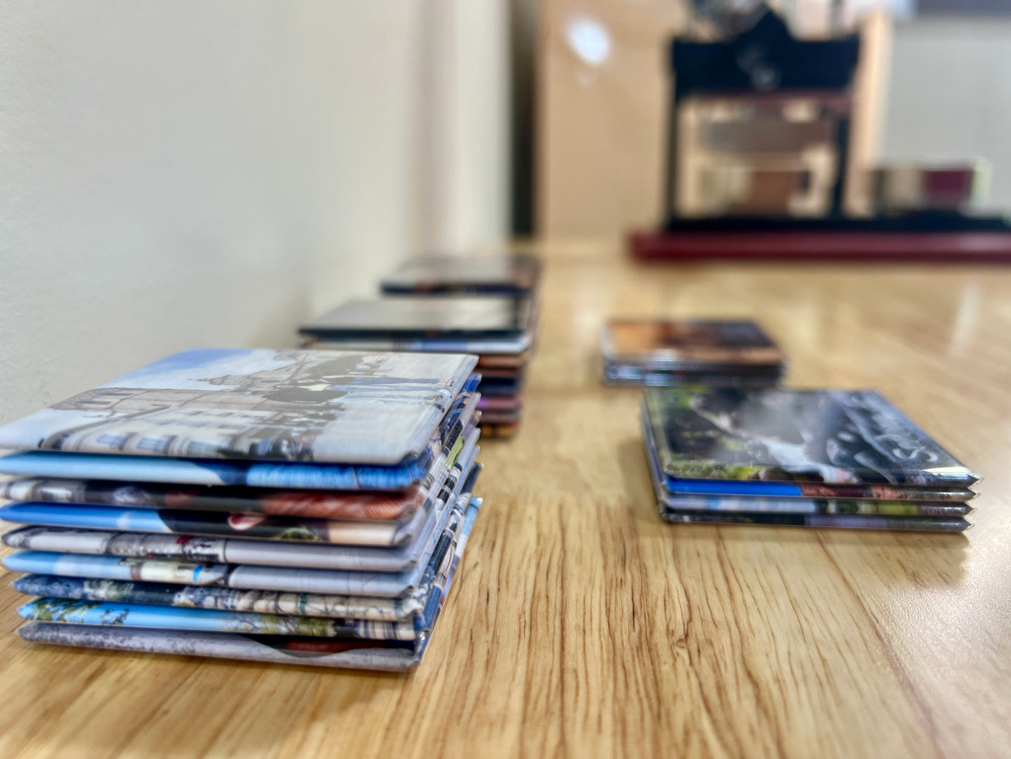 Custom Photo Magnets-"Mini Short Stack" Set of 4 (2x2 Individual Prints)