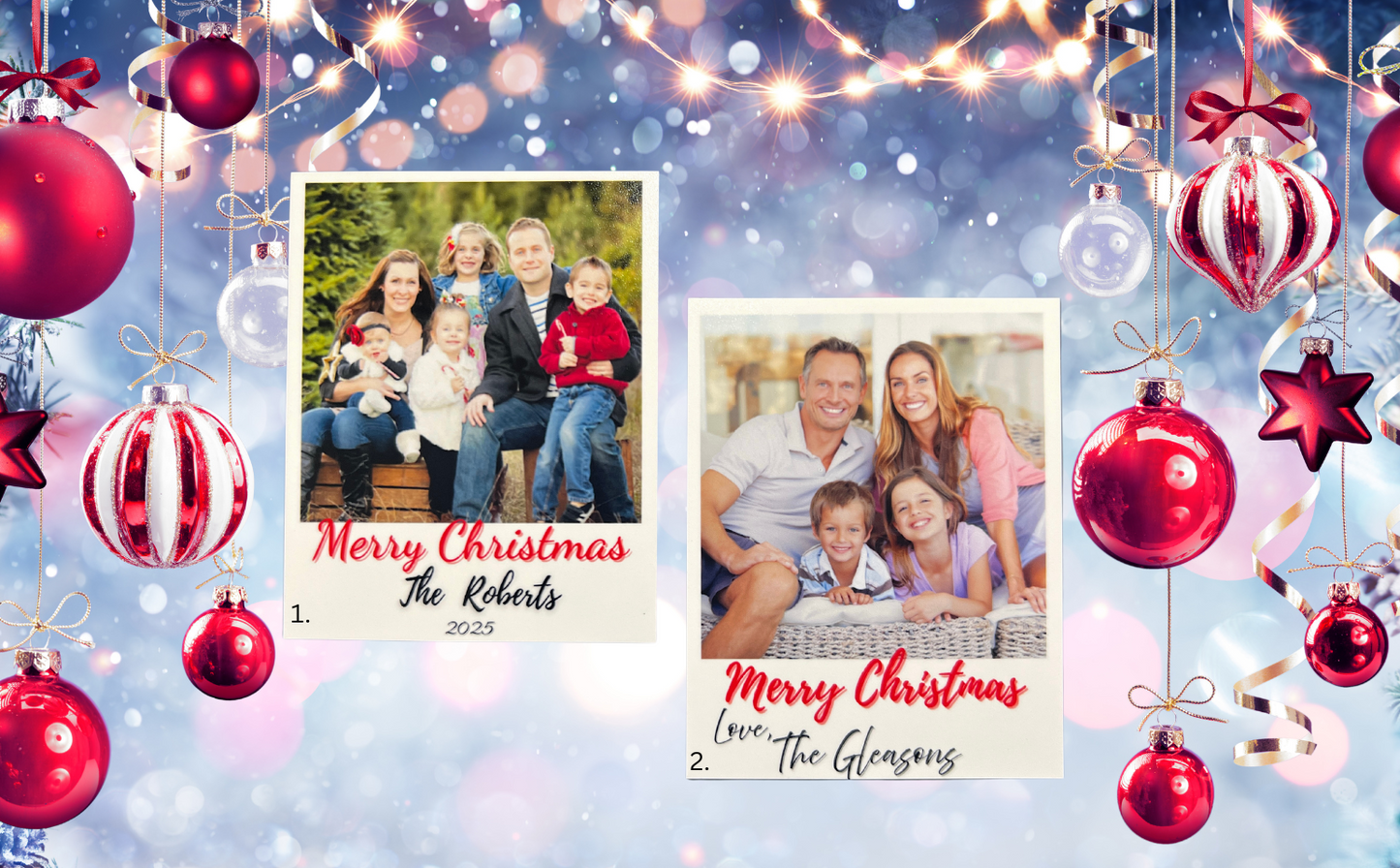 Personalized - Retro Photo Magnets