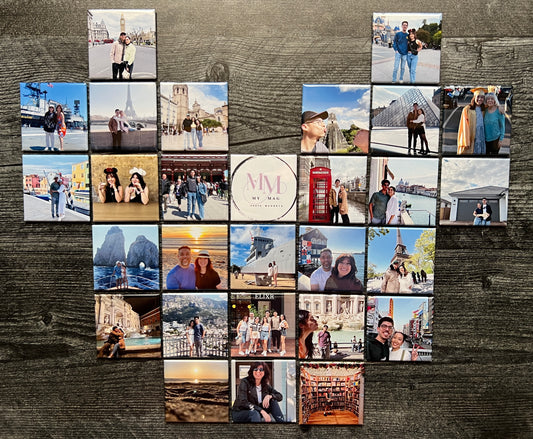 Custom 2 x 2 Photo Magnets (set of 27)
