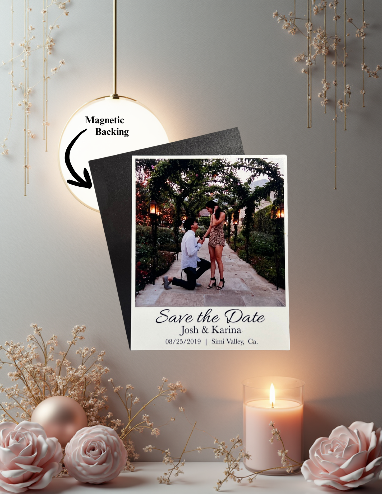 Personalized - Retro Photo Magnets